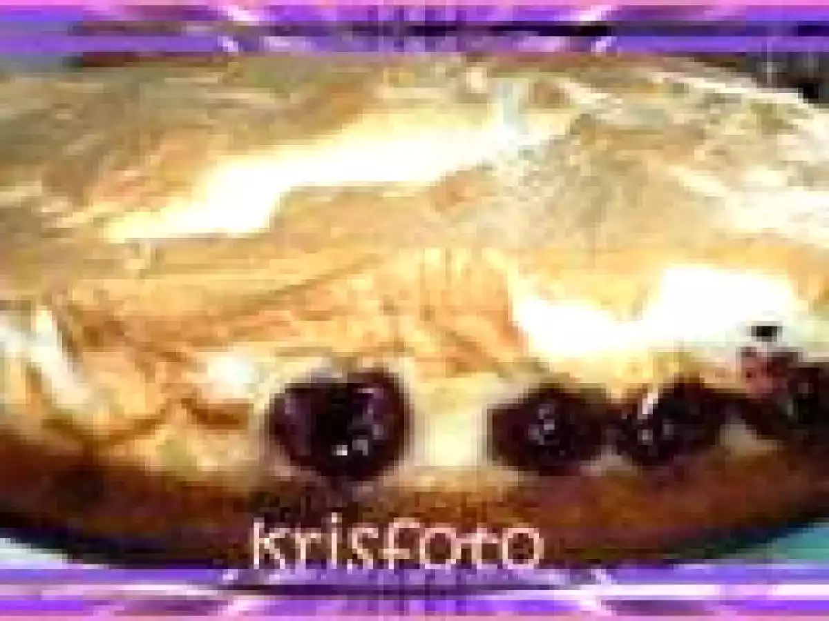 Torta meringata con amarene - Tort de visine cu spuma