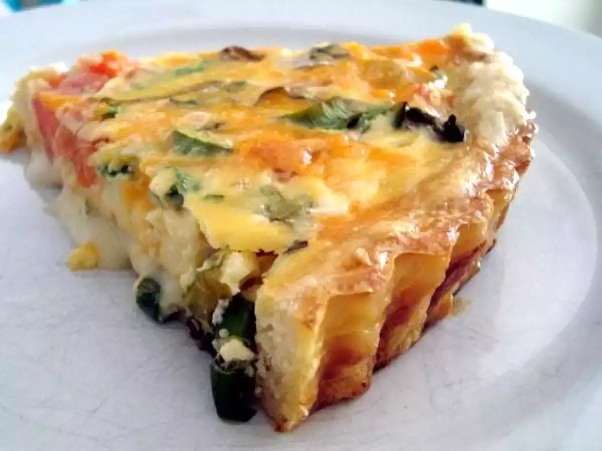 Rețetă Quiche vegetarian