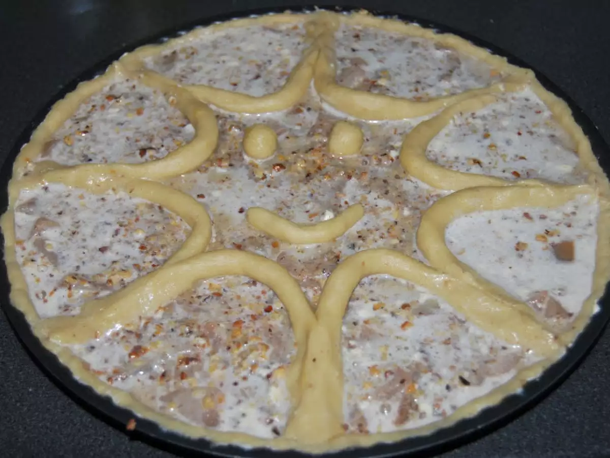 Rețetă Tartă cu pere și nuci