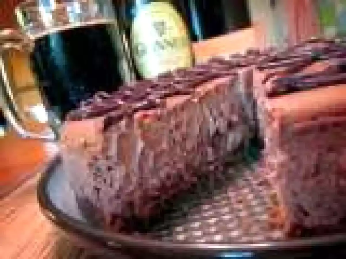 Prajitura cu branza dulce(cheseecake) si biscuiti