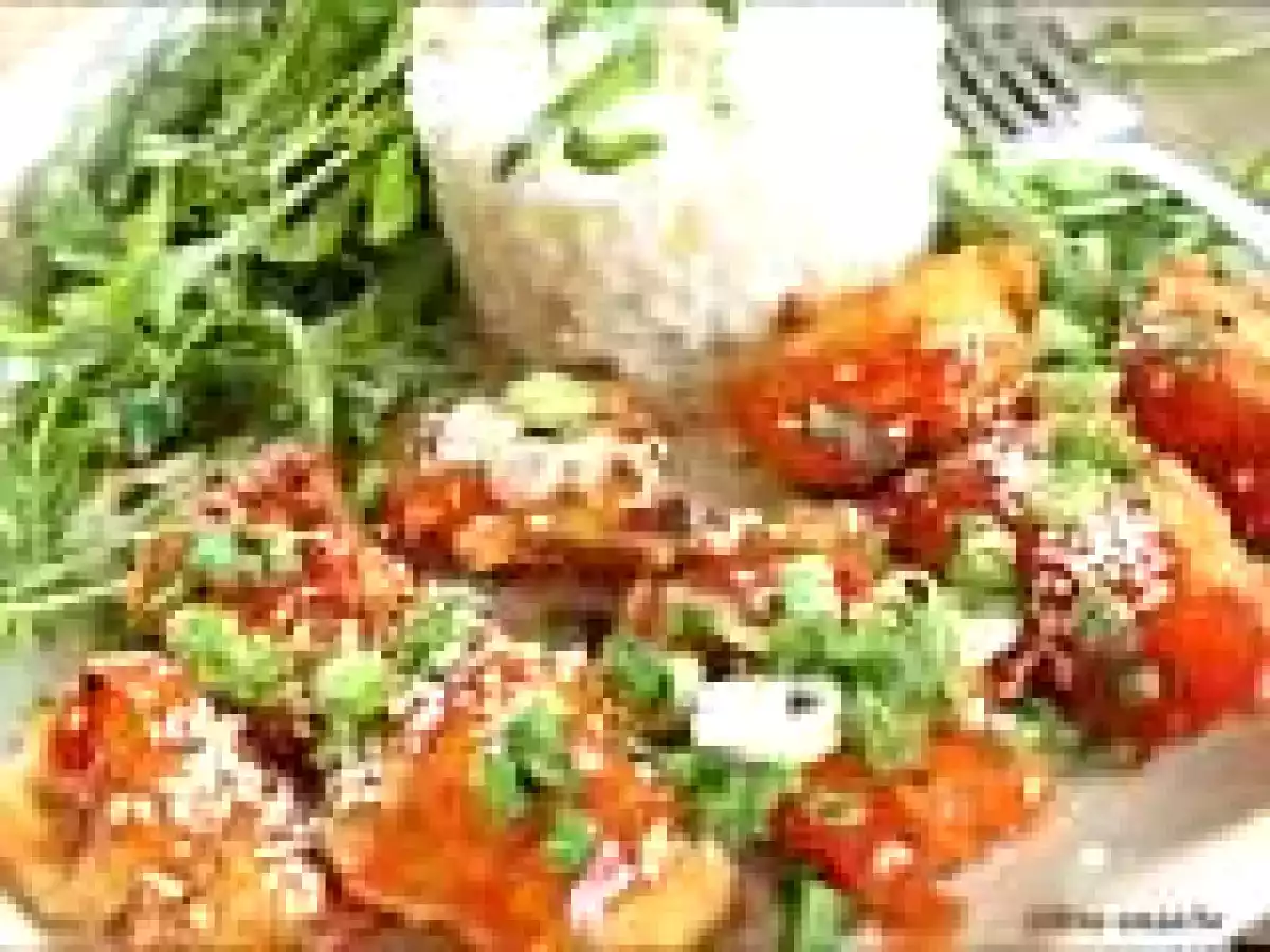 Pui cu susan si sos dulce-acrisor