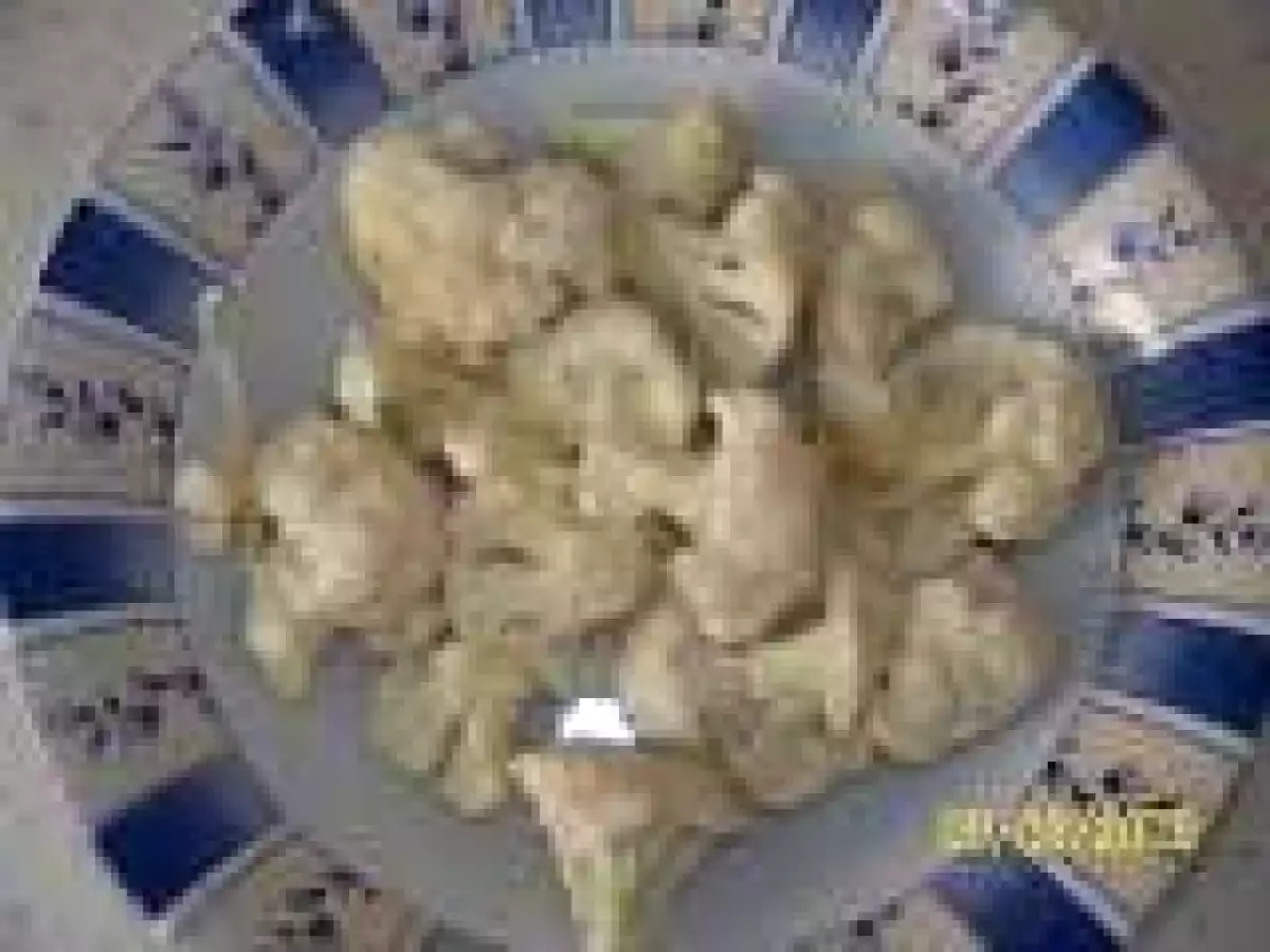 Mancare de conopida cu piept de pui