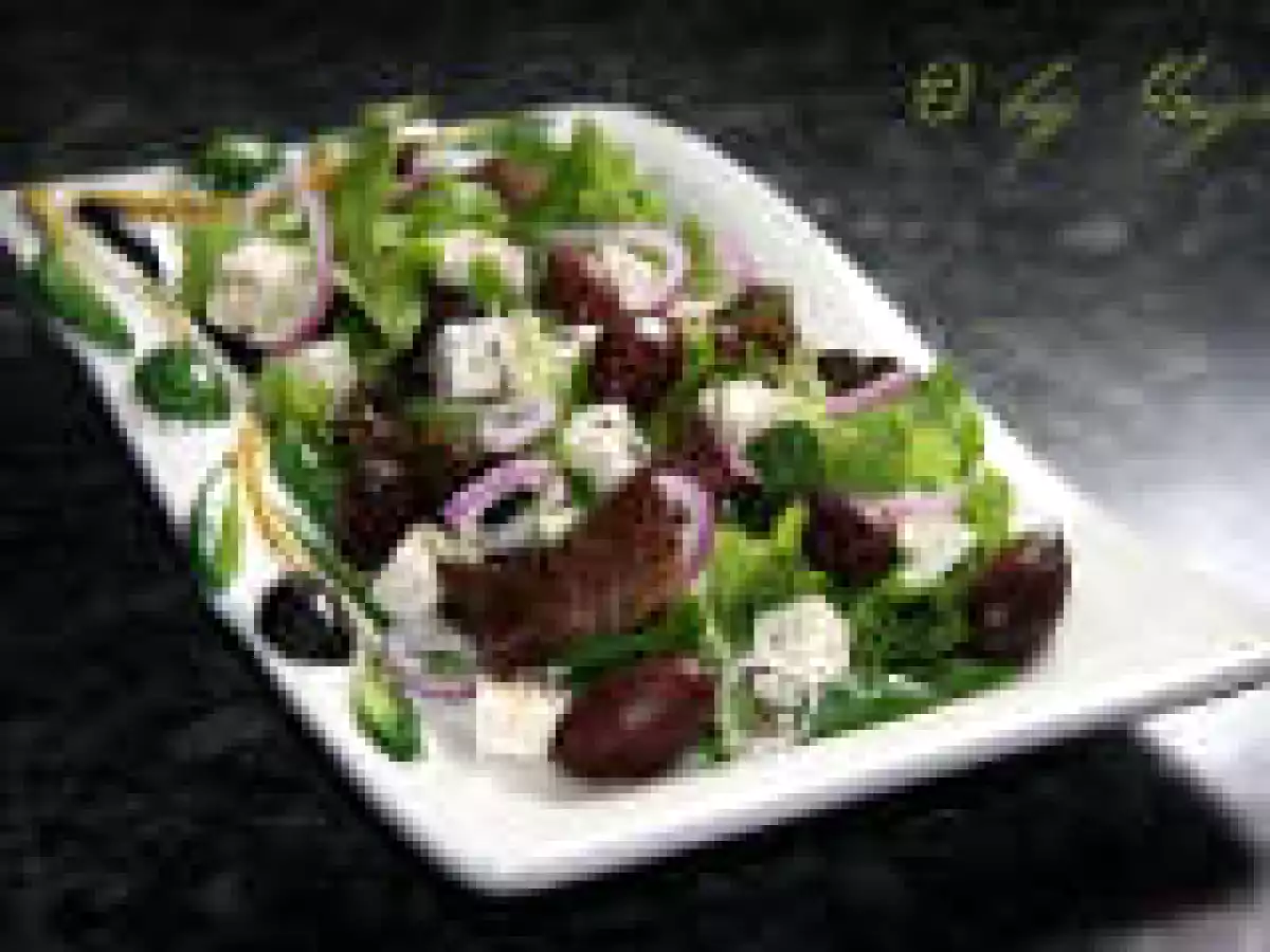 Salata cu feta si masline Kalamata