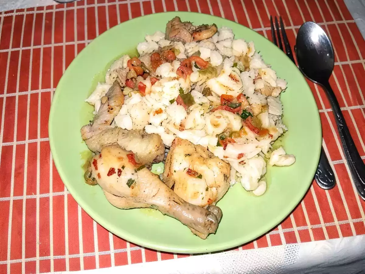 Rețetă Papricas de pui cu galuste