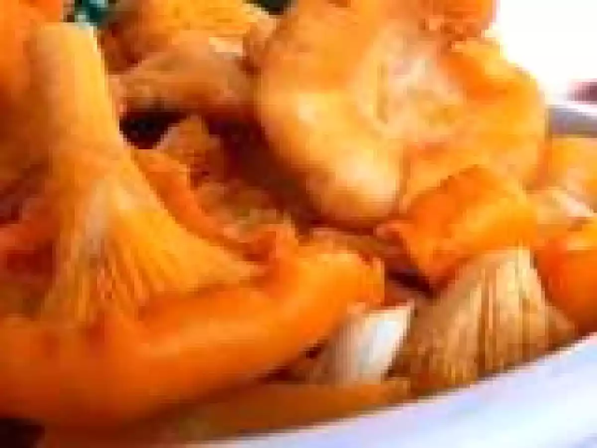 Papricas de galbiori cu mamaliga