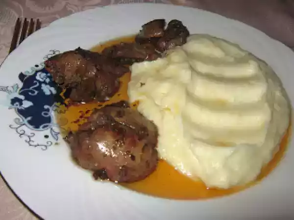 Rețetă Ficatei de pui la tigaie