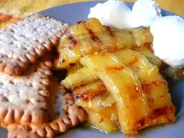 Rețetă Banane caramel cu iaurt