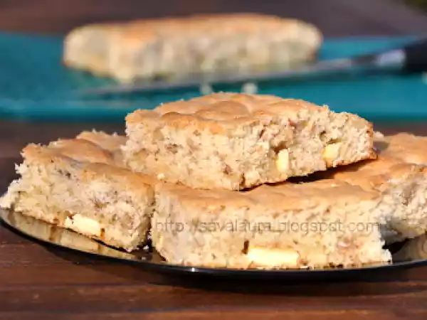 Rețetă Prajitura cu ciocolata alba si nuca