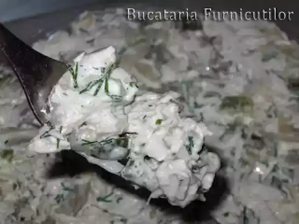 Rețetă Salata de pui cu ciuperci