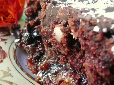 Rețetă Tort negresa cu dulceata de afine - de post