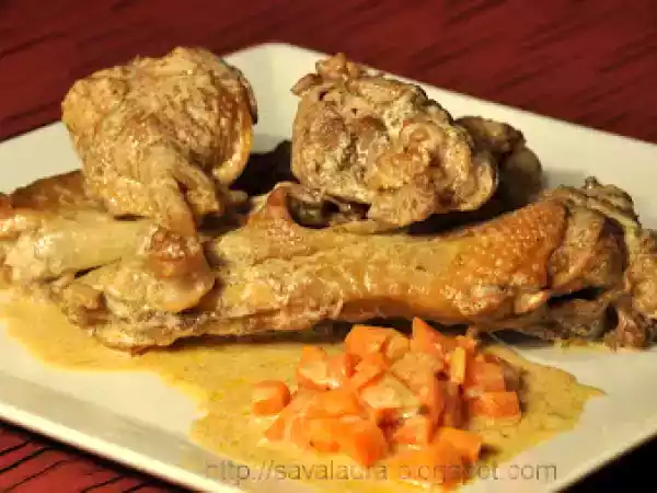 Rețetă Pulpe de gasca cu morcovi