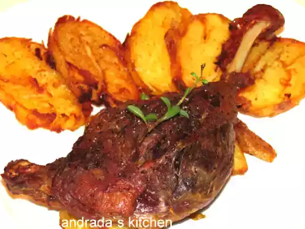 Rețetă Friptura de pulpe de rata - cuisses de canard confites