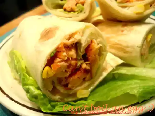 Rețetă Sandwich-wraps cu somon