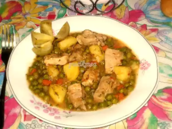 Rețetă Mazare cu muschi de porc