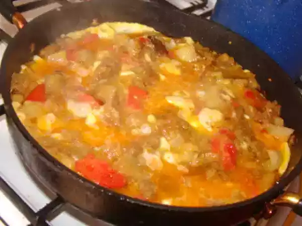 Rețetă Omleta cu vinete