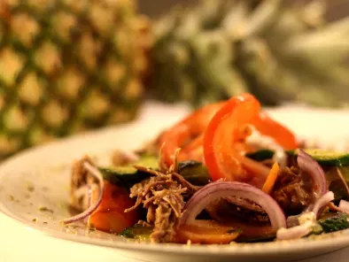 Rețetă Salata calda cu carne de vita si legume