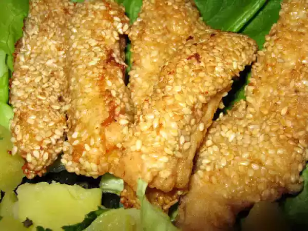 Rețetă Pui shanghai cu susan