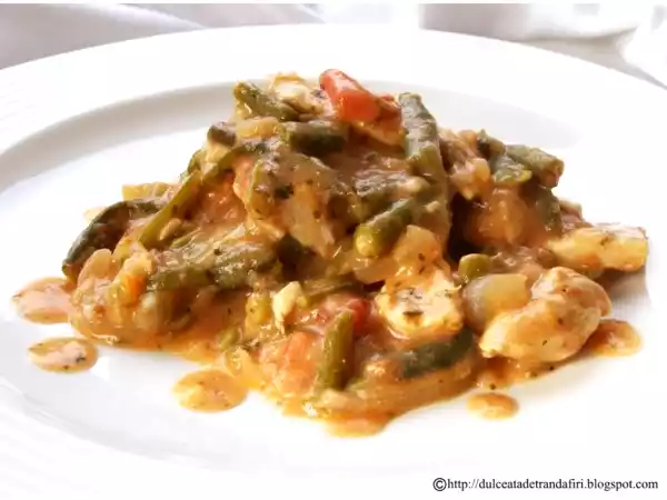 Rețetă Soté de pui in sos de bere