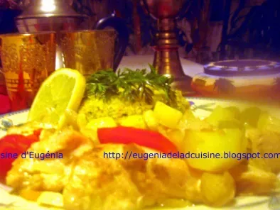 Rețetă Tajine marocana de pui cu legume