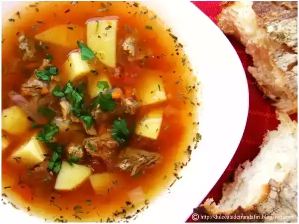 Rețetă Ciorba de vacuta cu tarhon