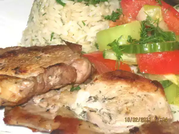 Rețetă Ceafa de porc marinata la gratar