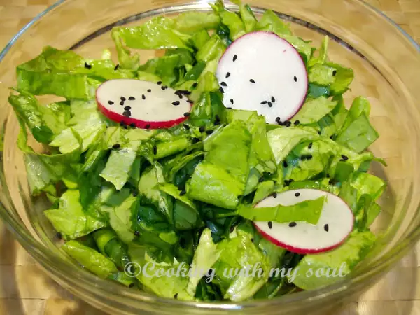Rețetă Salată cu leurdă (wild garlic salad)