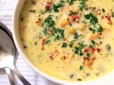 Rețetă Supa cu cartof dulce si porumb