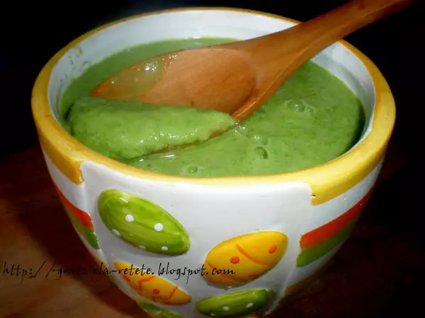Rețetă Cremă de usturoi verde