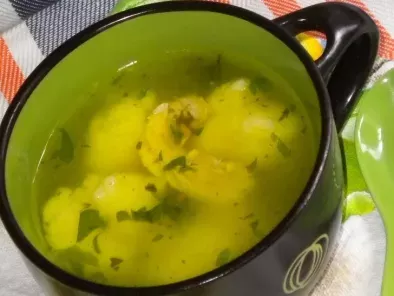 Rețetă Supa cu galuste de gris