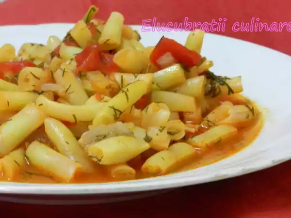 Rețetă Fasole galbenă cu sos provensal