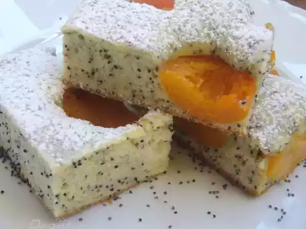 Rețetă Prajitura cu mac si caise