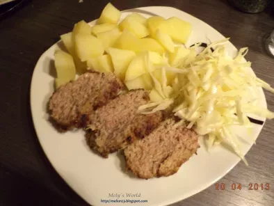 Rețetă Paine de carne tocata cu sos de ceapa / gehaktbrood