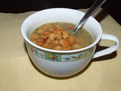 Rețetă Supa crema de conopida si ciuperci