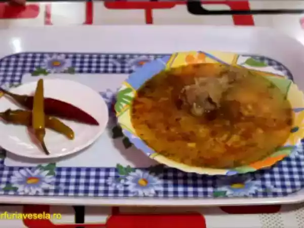 Rețetă Ciorbiţă de cocoş cu zeamă de varză (reteta video)