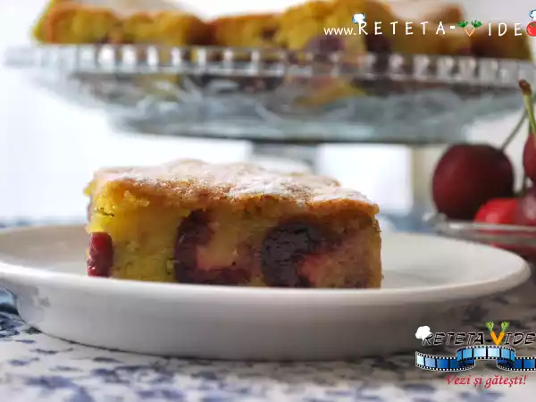 Rețetă Prajitura cu cirese (reteta video)