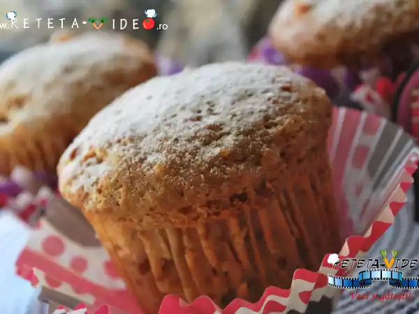 Rețetă Briose cu mere si scortisoara (reteta video)