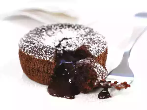 Rețetă Coeurs fondants cu praline de ciocolata