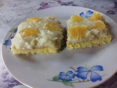 Rețetă Prăjitură cu cocos și portocale