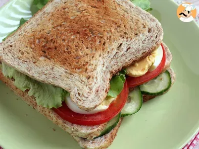 Rețetă Club sandwich vegetarian
