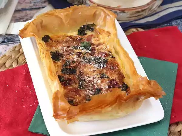 Rețetă Tarta italiana cu foi filo