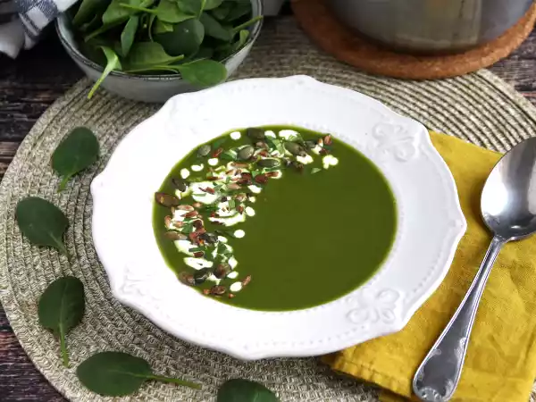 Rețetă Supă cremă de spanac-petitchef