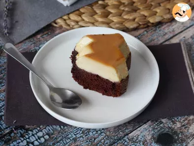 Rețetă Choco flan, combinația perfectă între un tort moale de ciocolată și un flan cu caramel