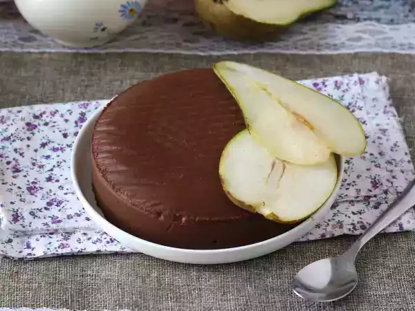 Rețetă Fudge cu pere și ciocolată - desertul foarte ușor de făcut cu doar 2 ingrediente!