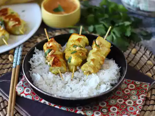 Rețetă Kebab de pui cu sos satay, o călătorie culinară în asia!