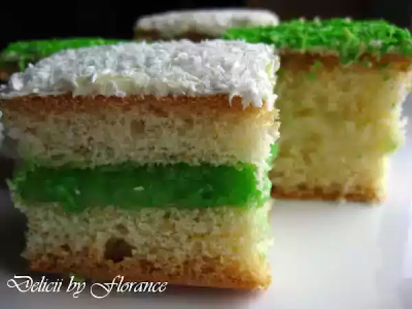 Rețetă Prajitura cu crema de lamaie si cocos