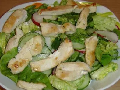 Rețetă Salata de cruditati cu piept de pui
