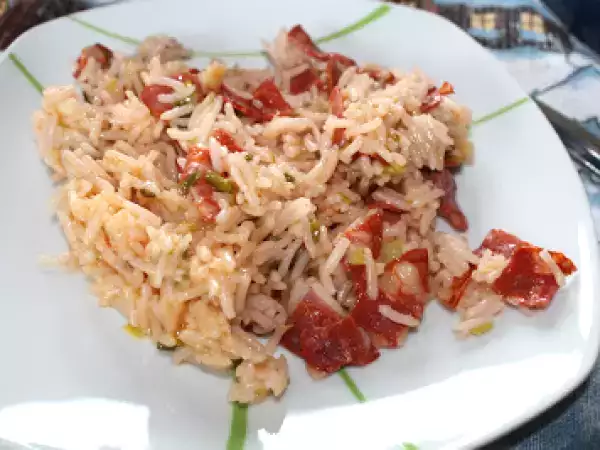Rețetă Orez cu chorizo