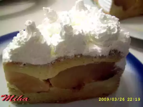 Rețetă Tort cu mere si crema de zahar ars