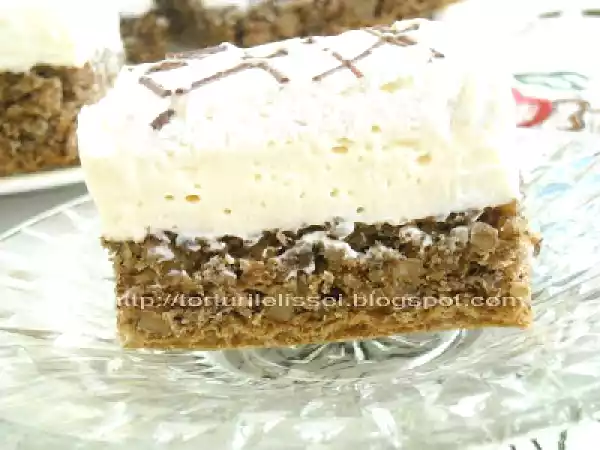 Rețetă Prajitura cu foaie de napolitana