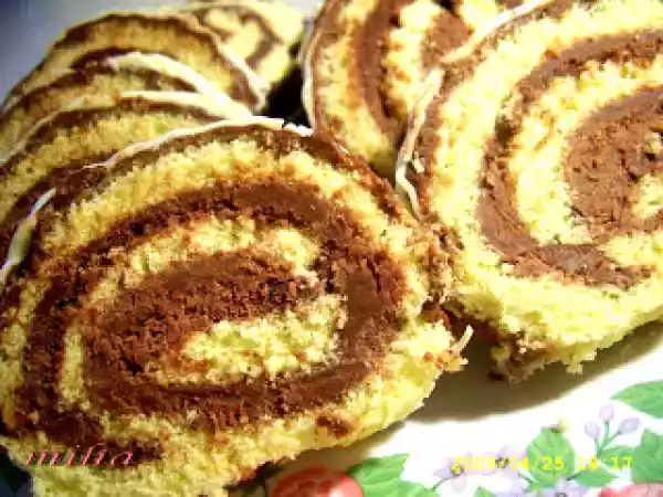 Rețetă Rulada cu ciocolata de casa